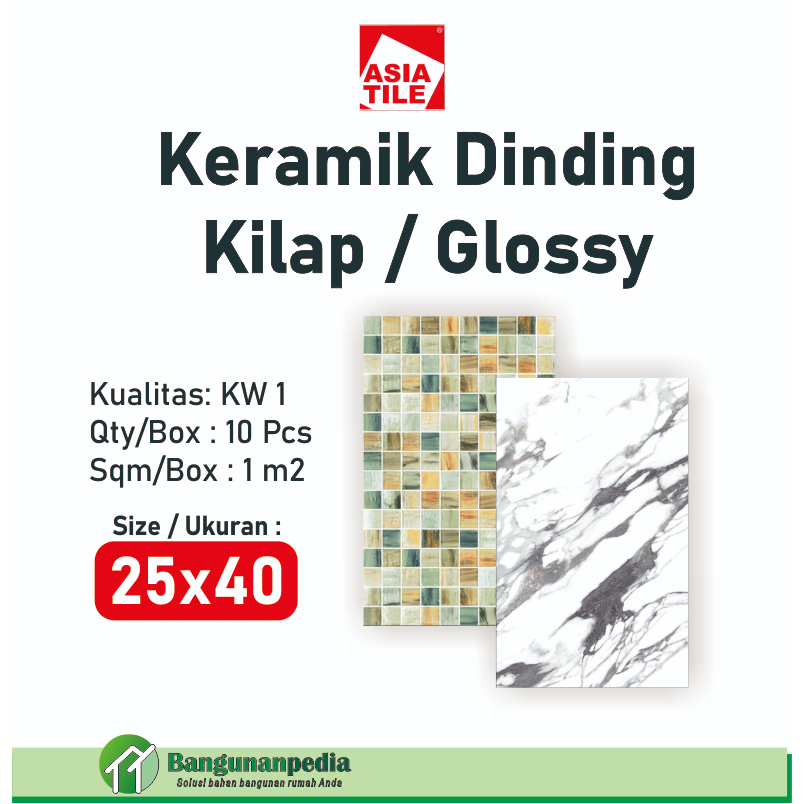 KERAMIK DINDING ASIA TILE 25X40