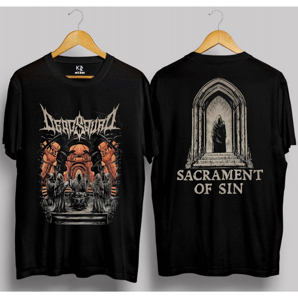Tshirt Band Deadsquad - Dogma / Kaos Musik Metal