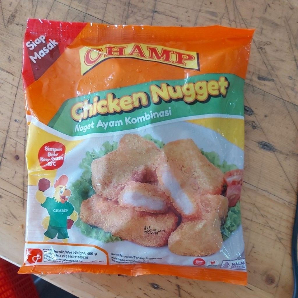 

CHAMP CHICKEN NUGGET AYAM 450GR