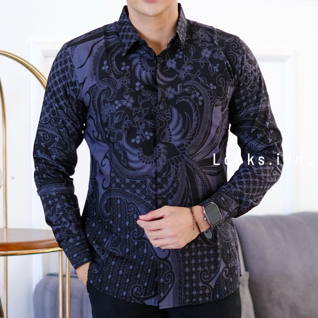 Kemeja Batik Lengan Panjang Kemeja Batik Lengan Pendek BAGASPATI Kemeja Batik Lapis Furing Adem Nyam