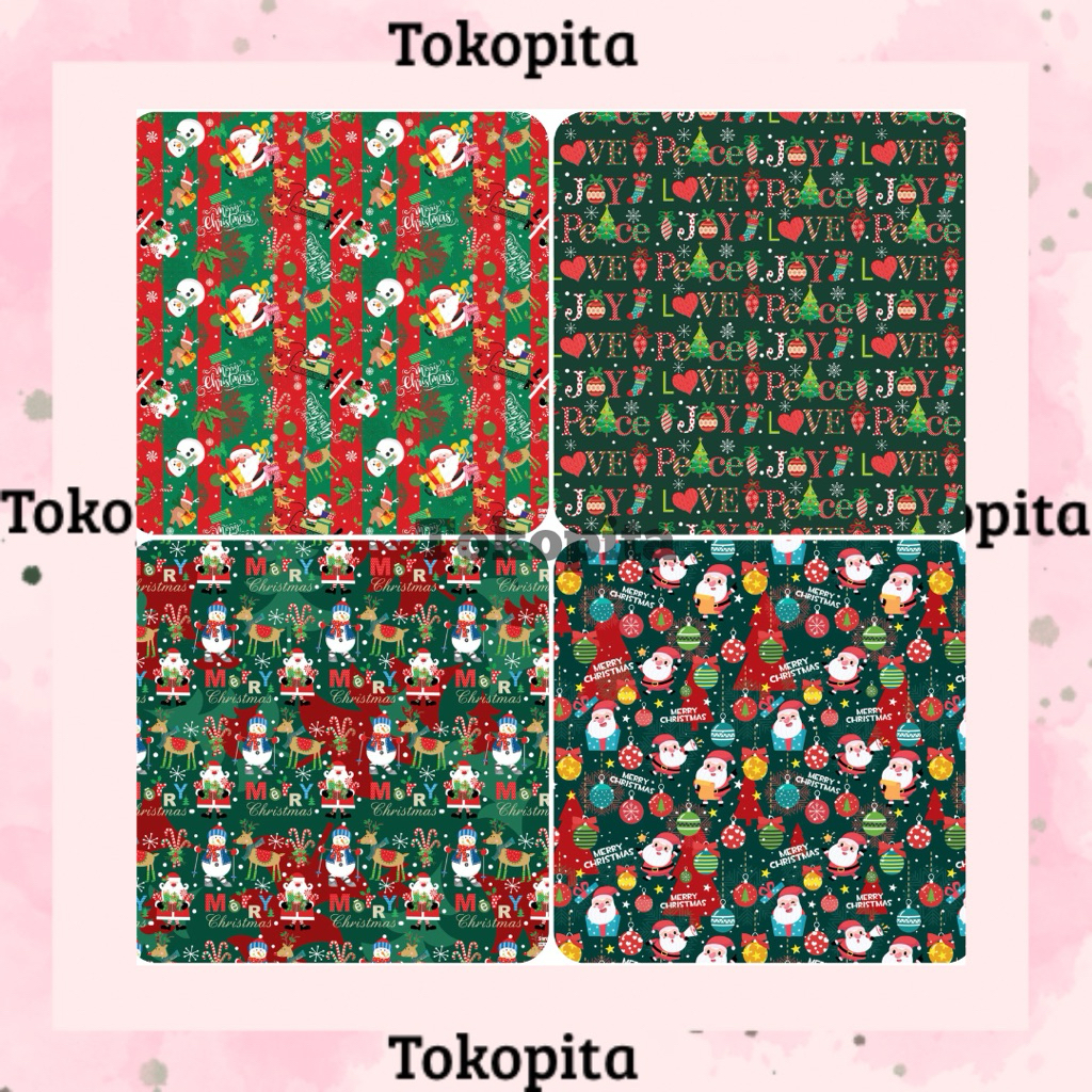 

KERTAS KADO NATAL SANSAN WAWA KERTAS KADO MERRY CHRISMAST SANWA DOF