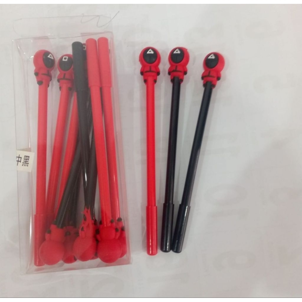 

Pulpen Boneka Squid Labubu The Monster 12pcs || Labubu Pen