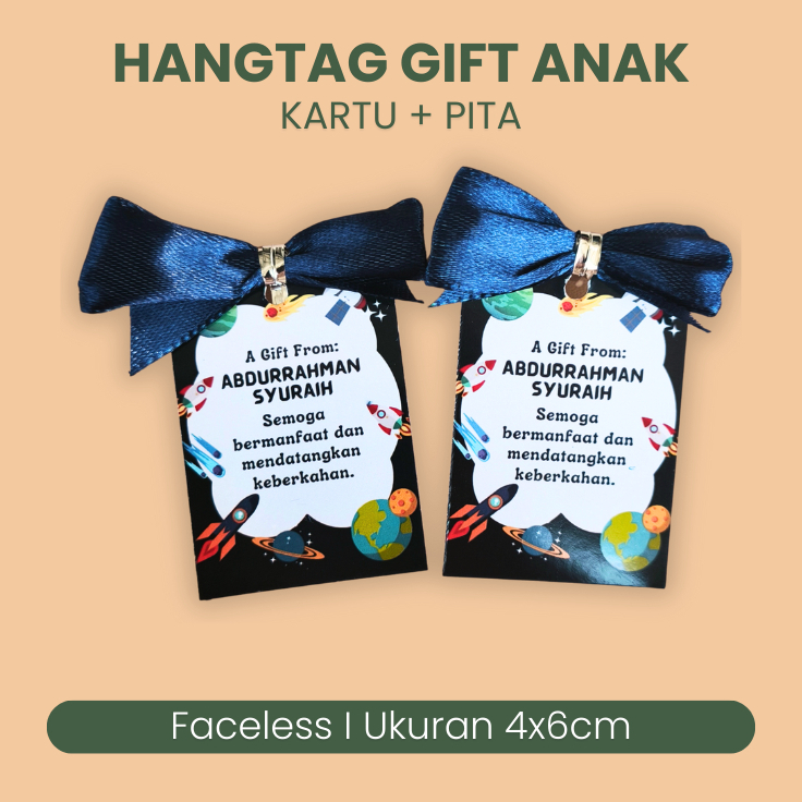 

UMNI Hangtag souvenir anak khitan perpisahan akikah