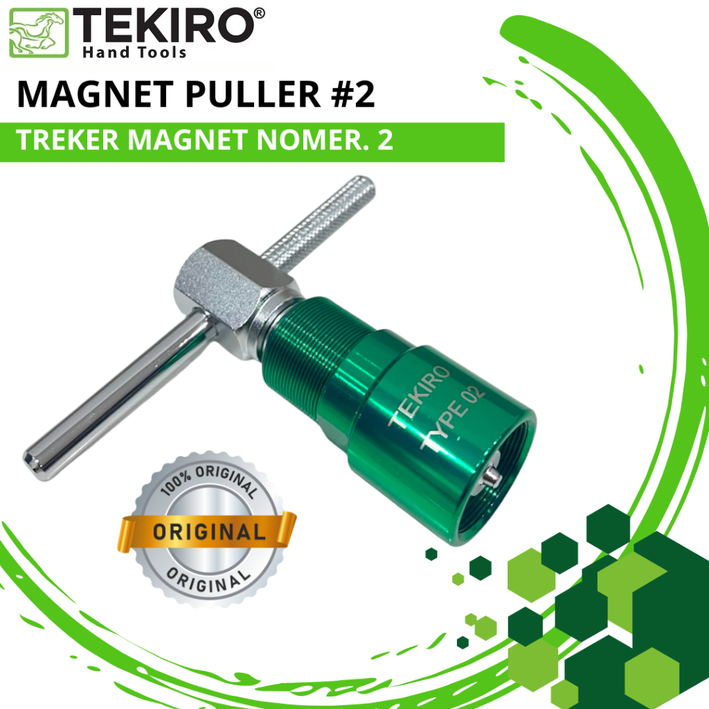TEKIRO Treker Magnet Multifungsi No 2 Magnetic Treker No.2 Flywheel Fly Wheel Puller Kunci Magnetic