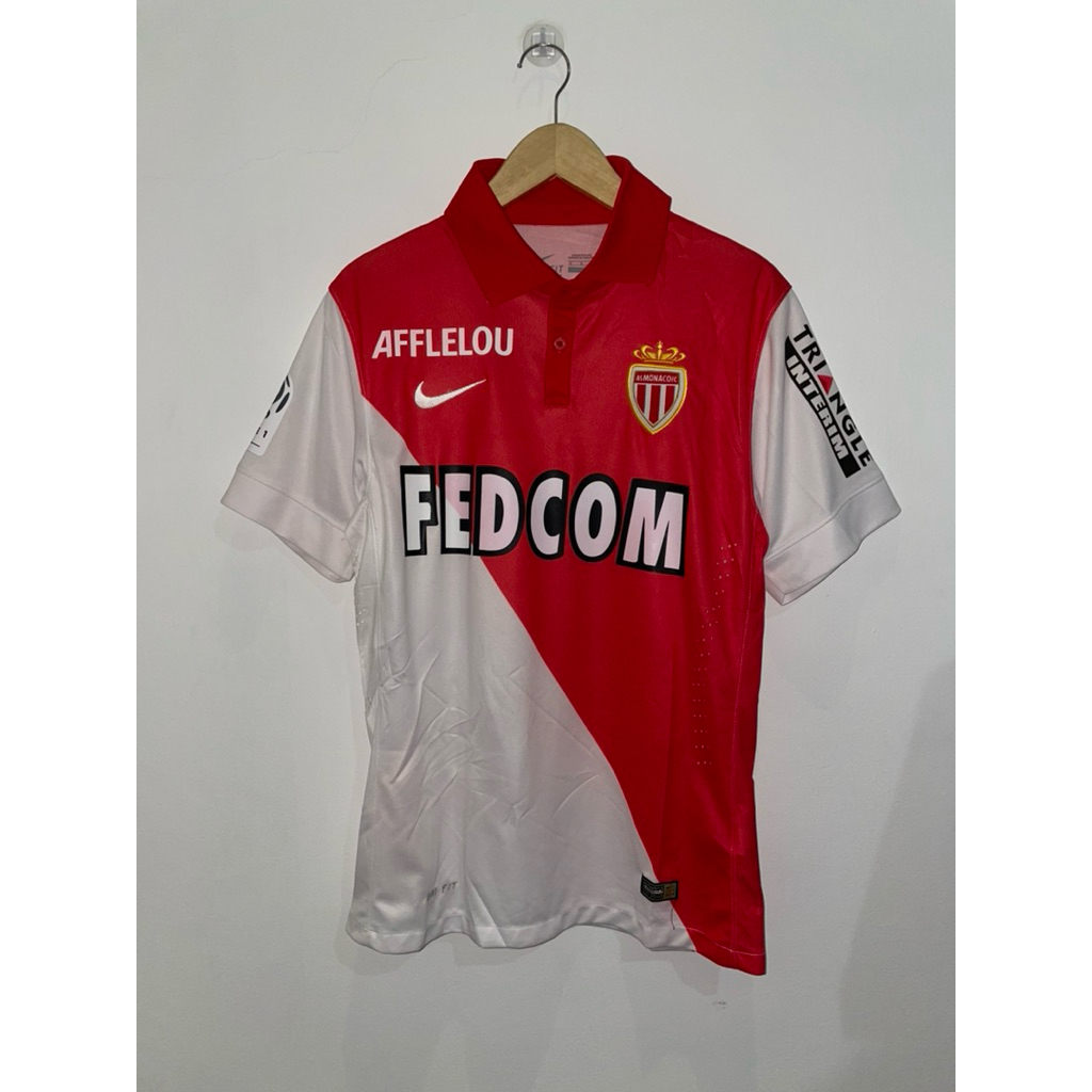 Jersey AS Monaco 2014-15 Nns Falcao Ligue 1 Perancis Full Patch