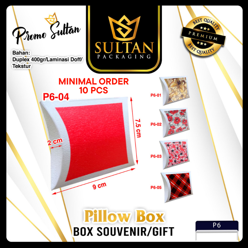 

Pillow Box - Gift Box Anak - Kotak Souvenir Kado Ulang Tahun Anak - P6