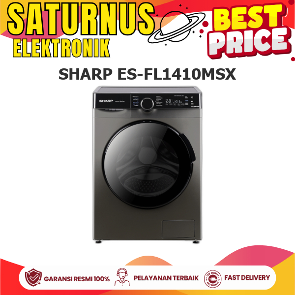 Sharp ES-FL1410MSX Mesin Cuci Front Loading