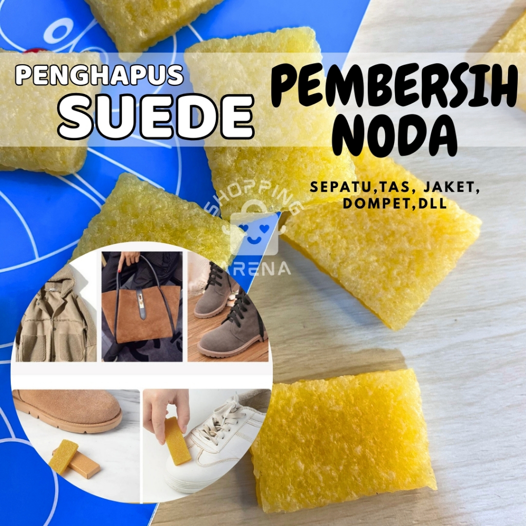 Penghapus SUEDE Pembersih Noda Kering Sepatu Tas Jaket Dompet Penghilang Kotoran Ampuh Debu Bercak B