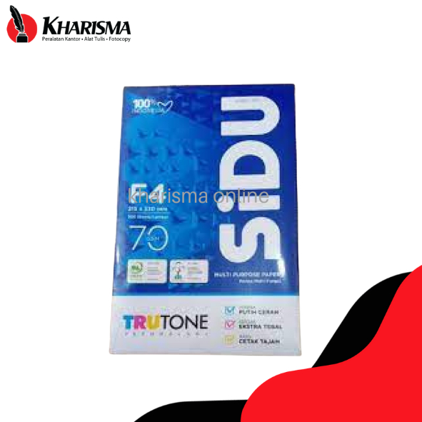 

Kertas HVS SIDU F4 70 GSM - Ukuran 215 x 330 mm