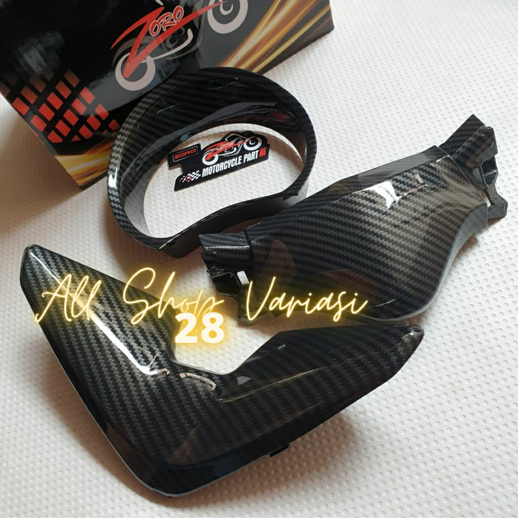 Cover tutup stang nmax old lama carbon / speedo meter / dagu nmax old lama Karbon wtp celup ZORO imp