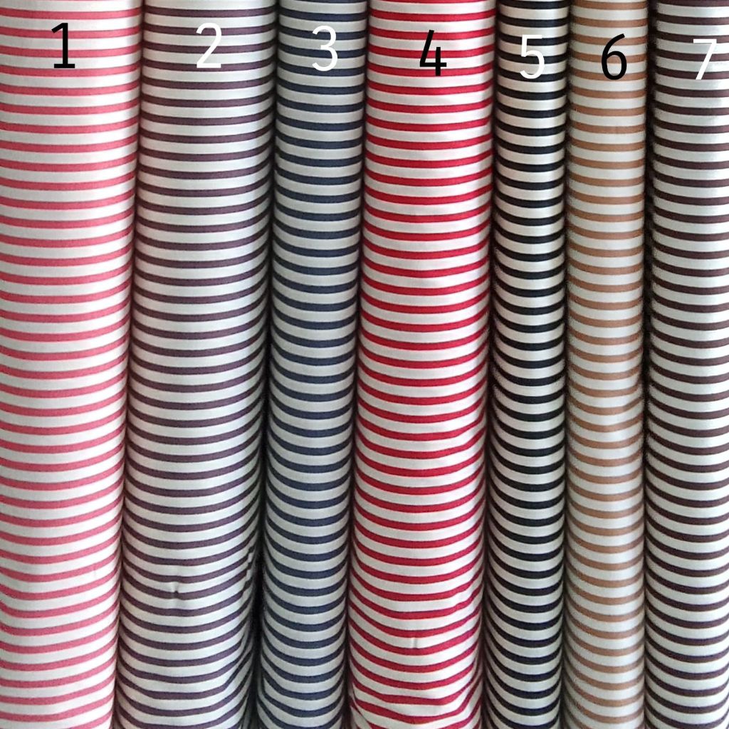 kain katun jepang tokai senko motif salur besar