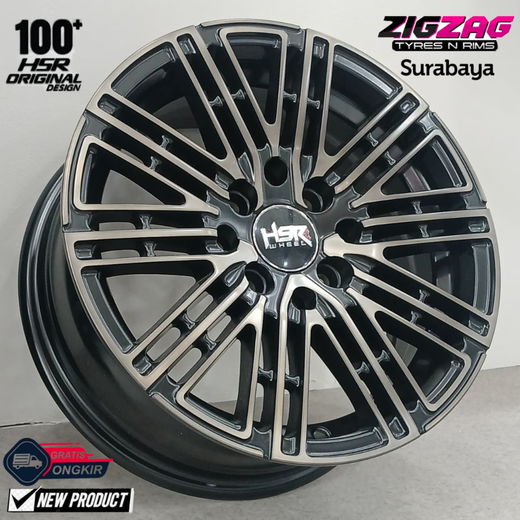 Velg HSR R14 Type Tomok For Avanza Xenia Brio Satya Sigra Karimun Pelek Racing