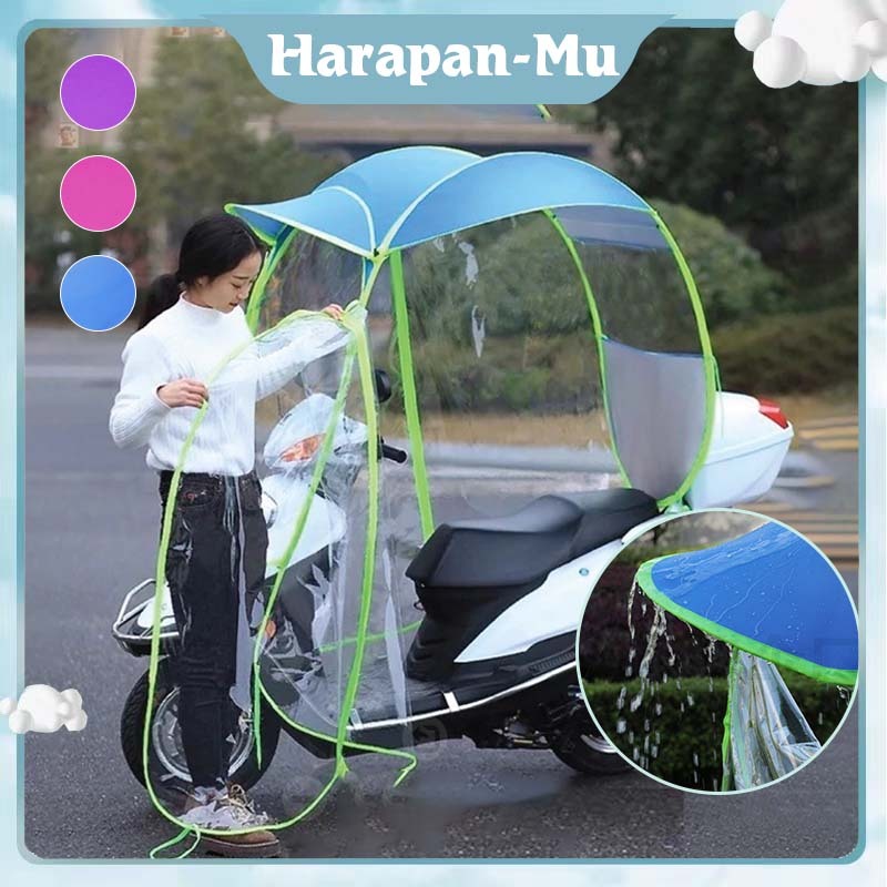 Kanopi Motor Anti Hujan / Tenda Motor Anti Hujan Panas / Payung Motor Anti Hujan Dan Panas