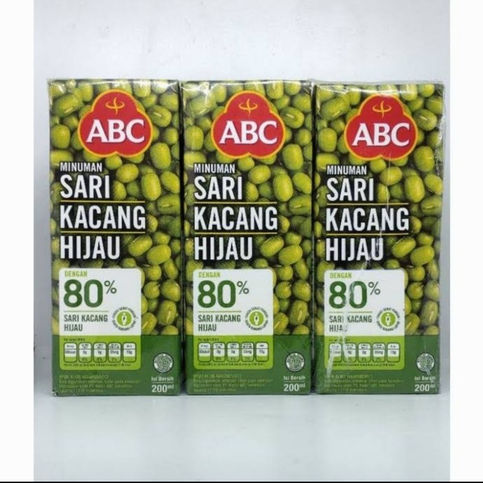 

Minuman ABC KACANG HIJAU 250ml x 1 dus isi 24