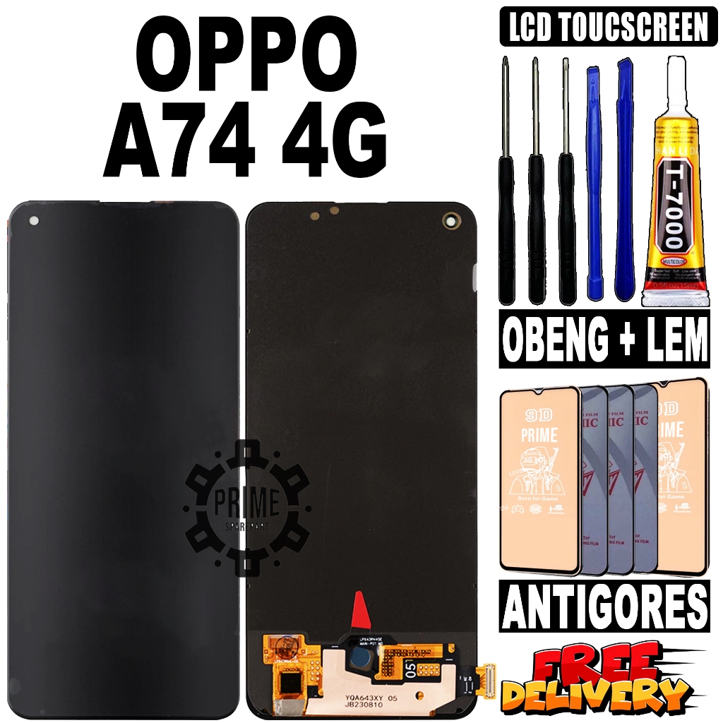 LCD TOUCHSCREEN OPPO A74 4G FULLSET ORIGINAL OEM