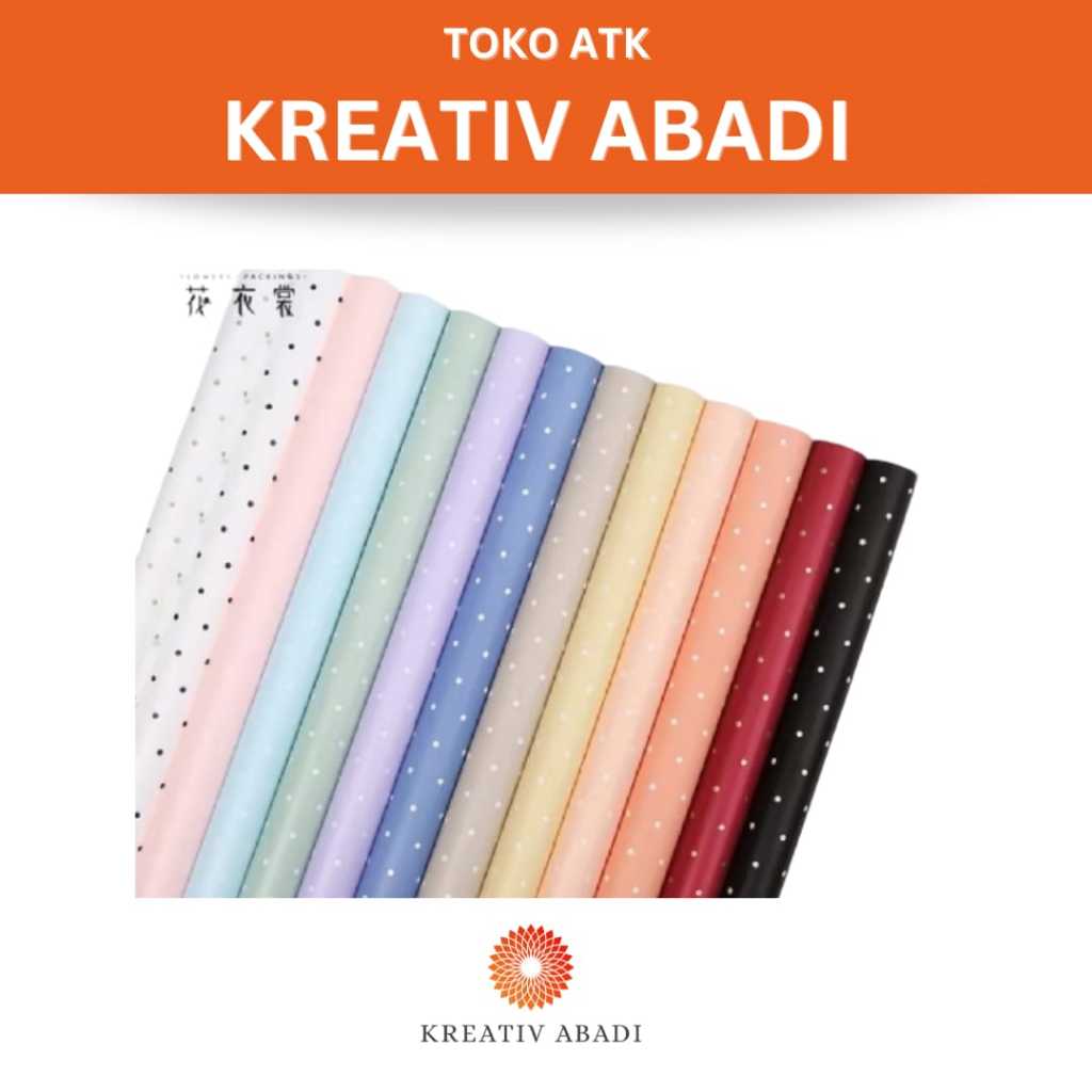 

Kertas Kado Motif Polka Dots