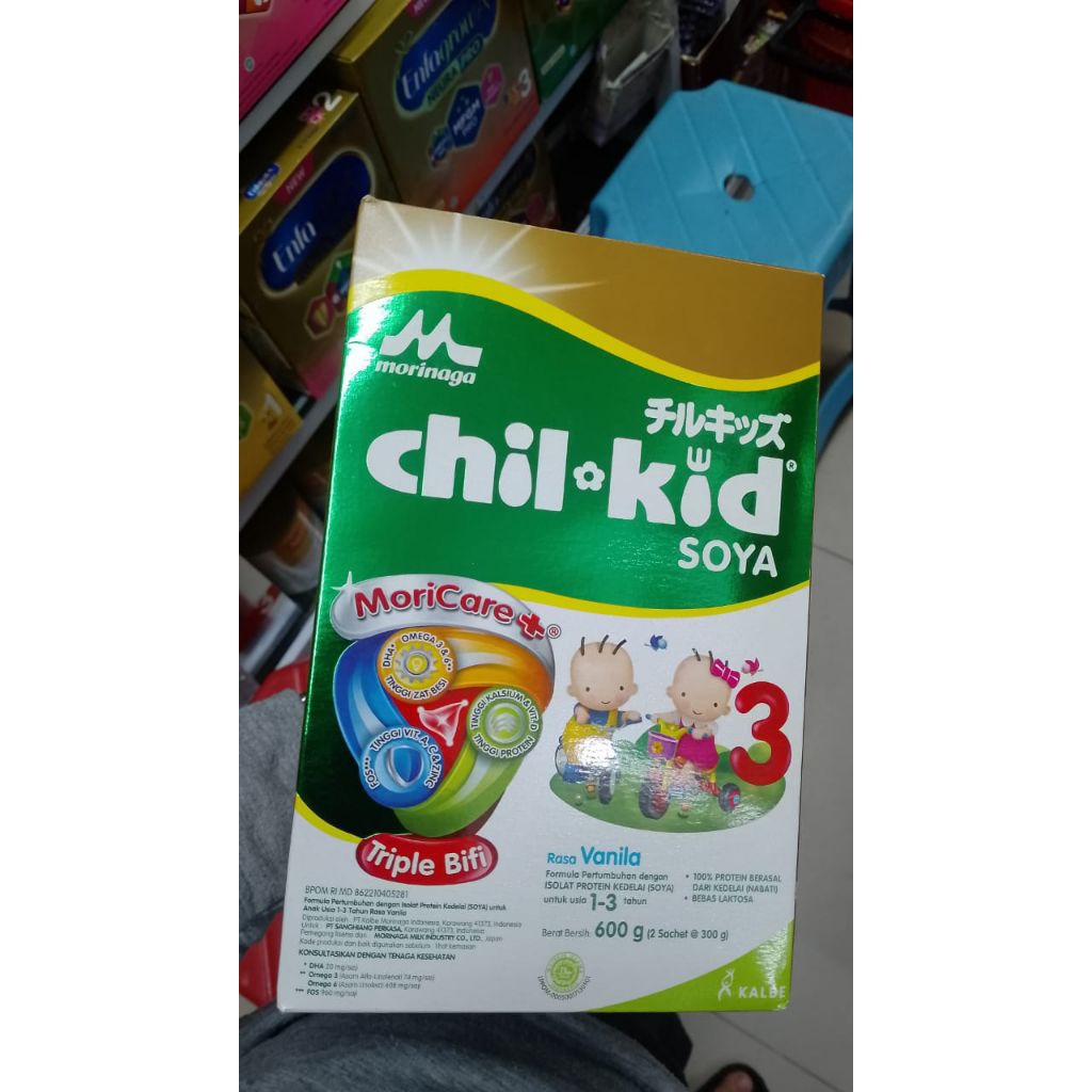 

MORINAGA CHIL KID SOYA 600gr THP 3 / 1- 3 TAHUN