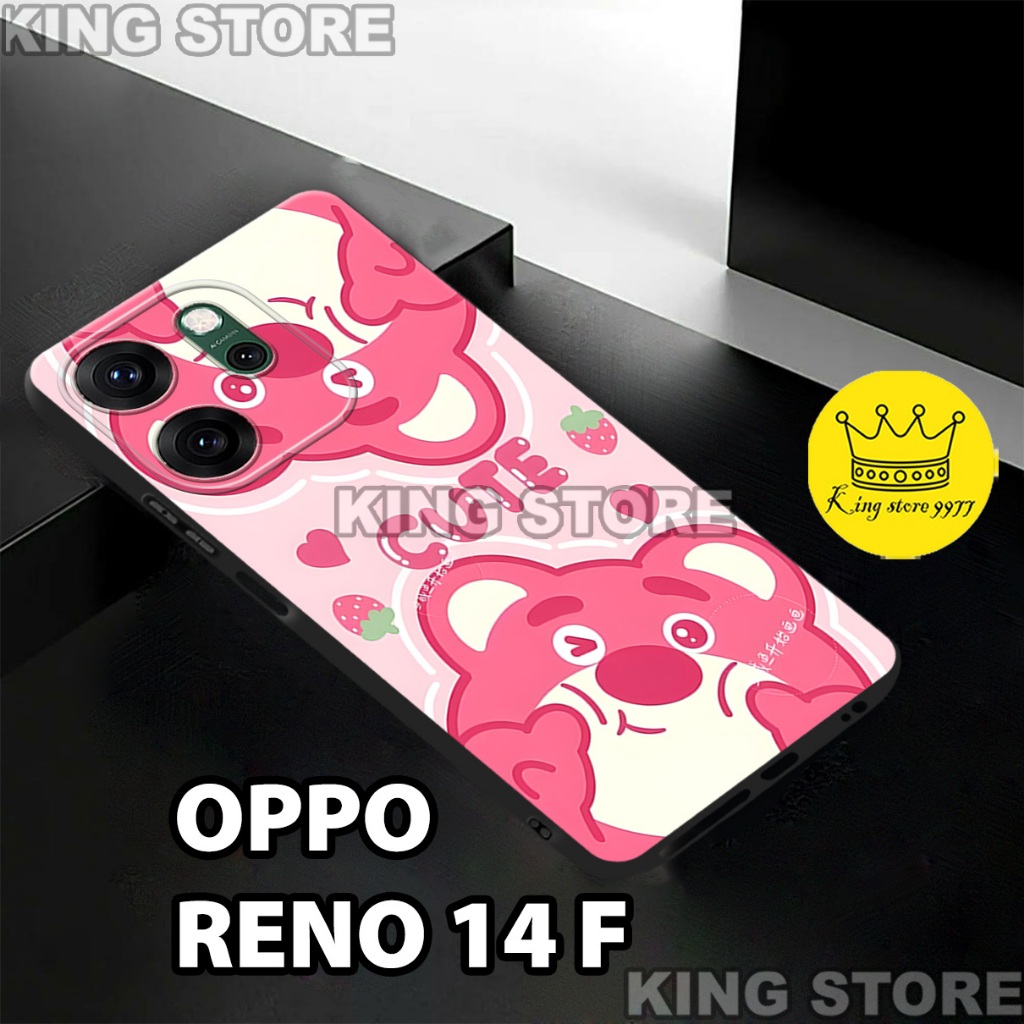 (KS4) Softcase karet untuk hp OPPO RENO 14F/Motif Cewek/casing OPPO RENO 14F/case OPPO RENO 14F 2025