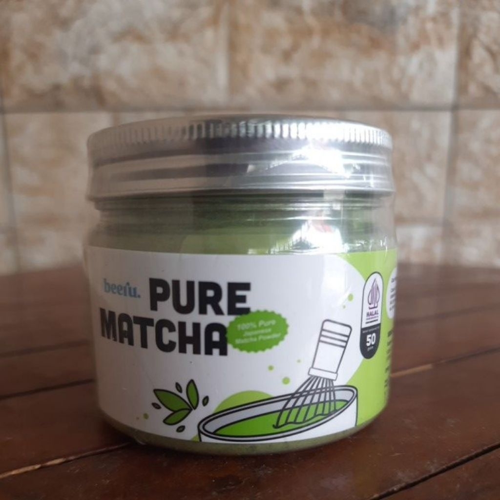 

Beeru Pure Matcha 50 gr [Bubuk Matcha]