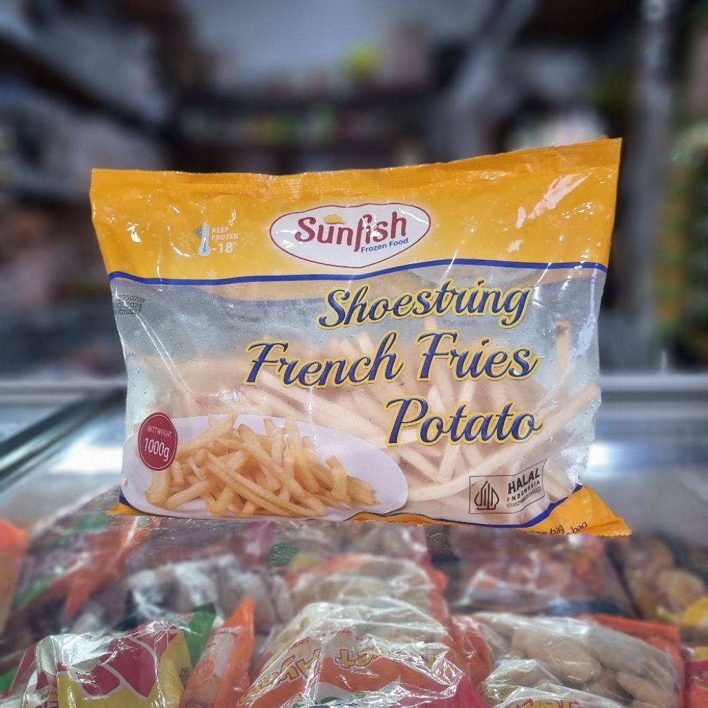 

Sunfish Shoestring Kentang Goreng Beku French Fries 1kg