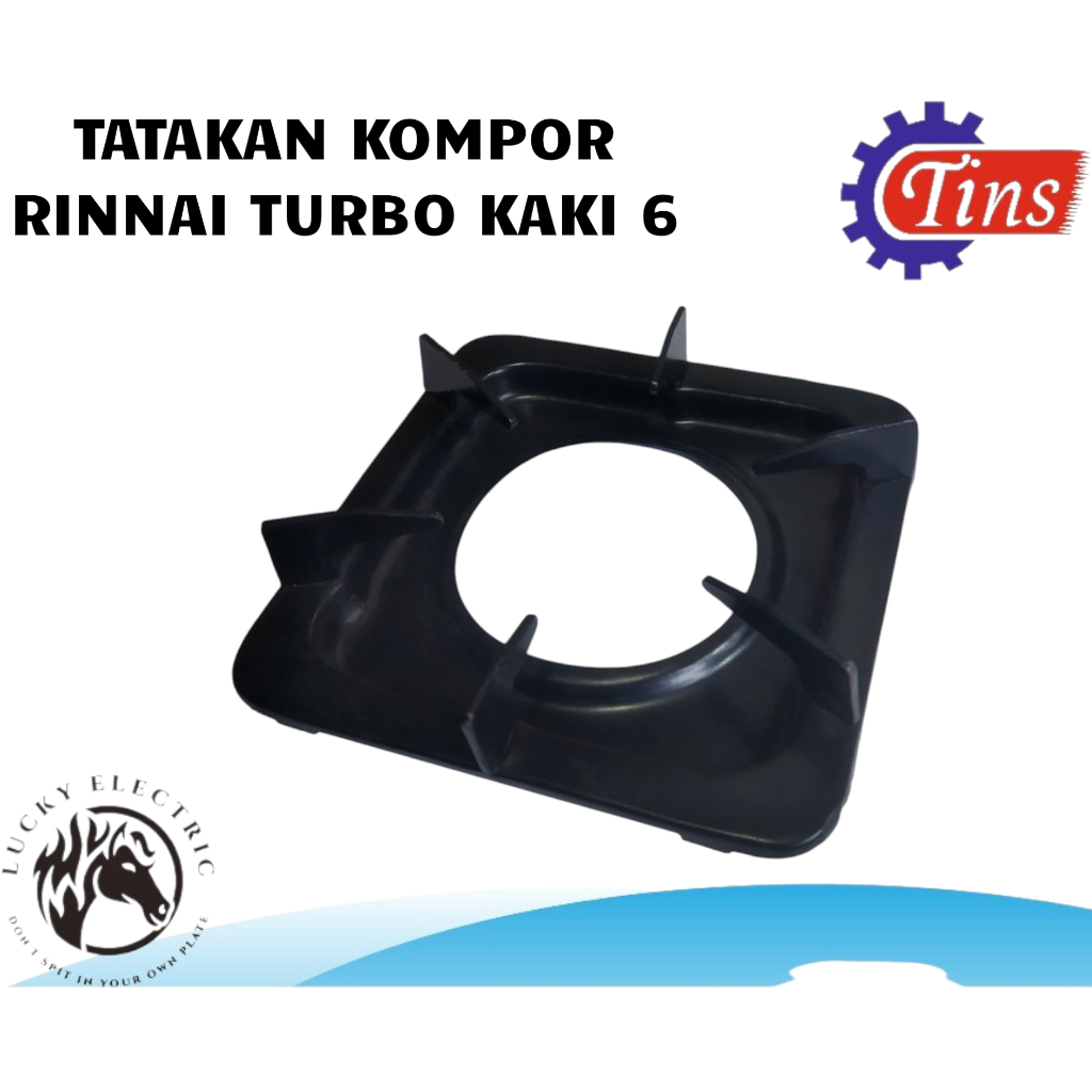 TATAKAN KOMPOR GAS RINNAI KAKI 6 TURBO DUDUKAN KOMPOR GAS RINNAI TURBO K6