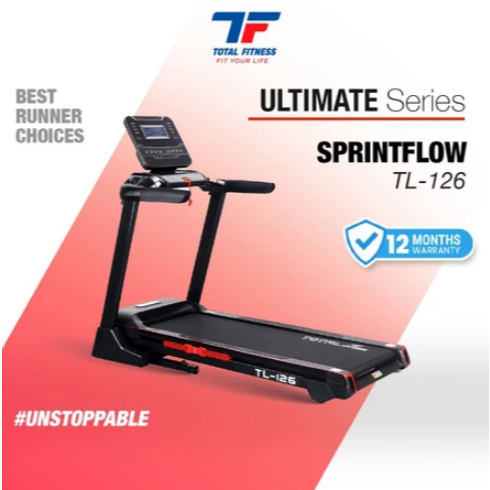 Treadmill Electric Elektrik TL-126 Alat Olahraga Lari Ditempat Elektrik