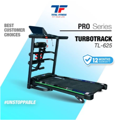 Treadmill Electric Manual Incline TL-625 Alat Olahraga Lari Ditempat Elektrik