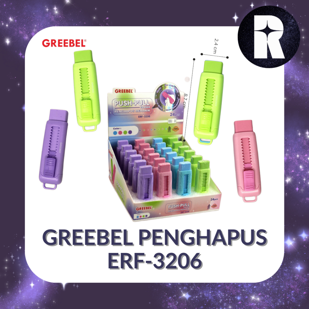 

GREEBEL ERASER/ PENGHAPUS LUCU ERF-3206 (PCS)