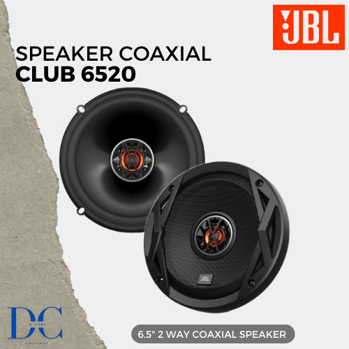 Speaker 2-Way Coaxial Mobil - Speaker JBL Club 6520 - 6.5 Inch - 2-Way Coaxial System - Speaker Audi