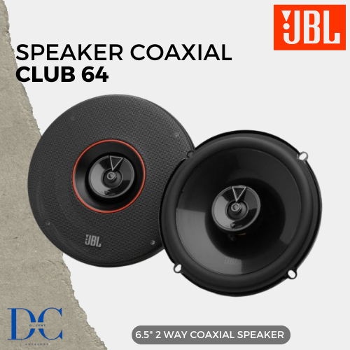 Speaker Coaxial Mobil - Speaker JBL Club 64 - 6.5 Inch - 2-Way Coaxial System - Speaker Audio Mobil 
