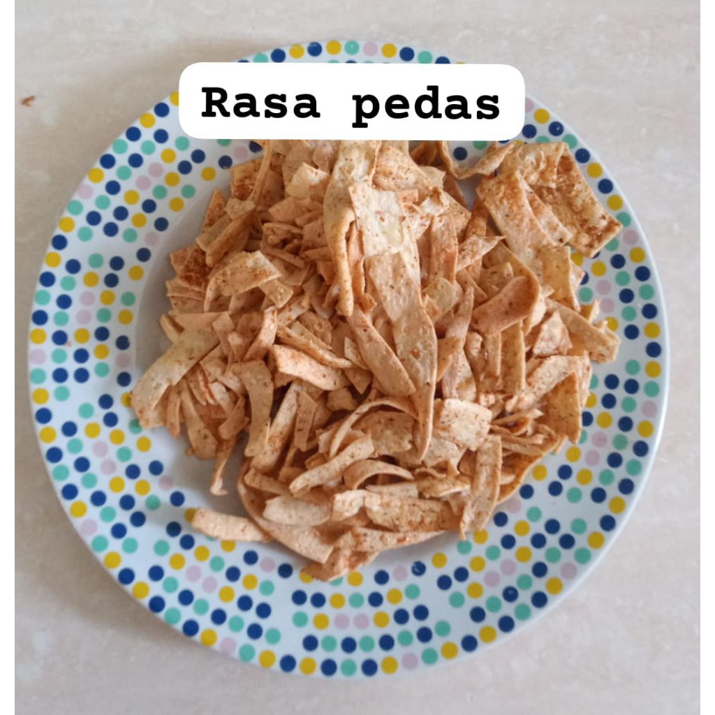 

Keripik Pangsit Arabian Berat 250 gram Camilan Rasa Pedas dan Asin Food Snack Makanan Kripik