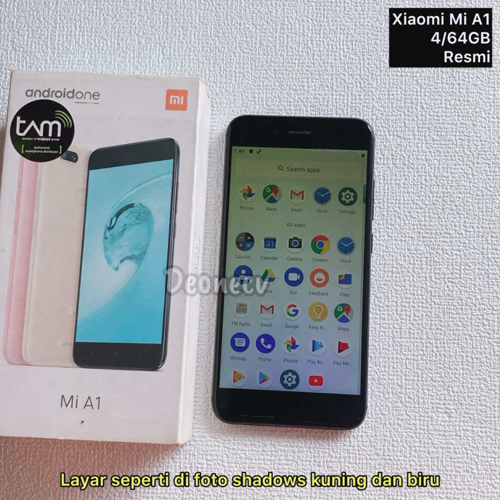 Xiaomi Mi A1 4/64GB Resmi Minus