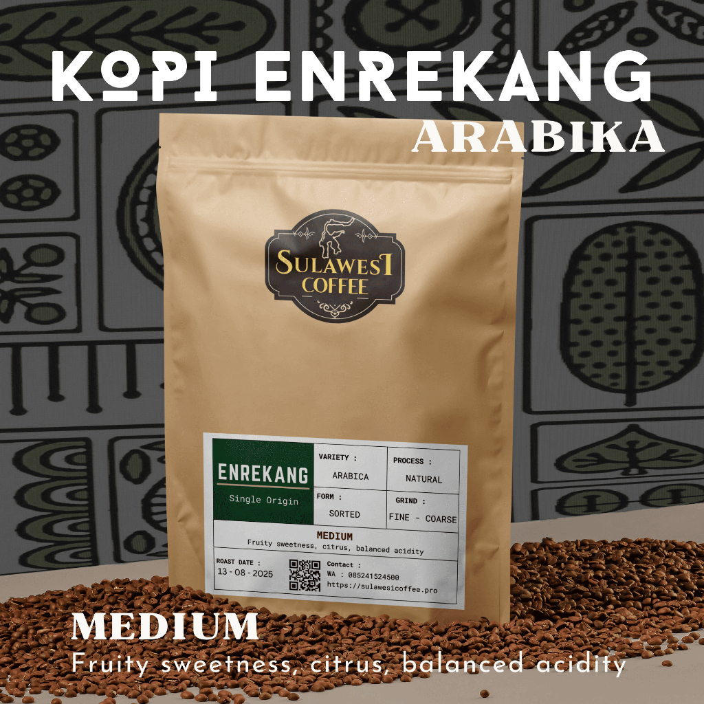 

Kopi Arabika Enrekang Medium Roast – Premium Specialty Coffee