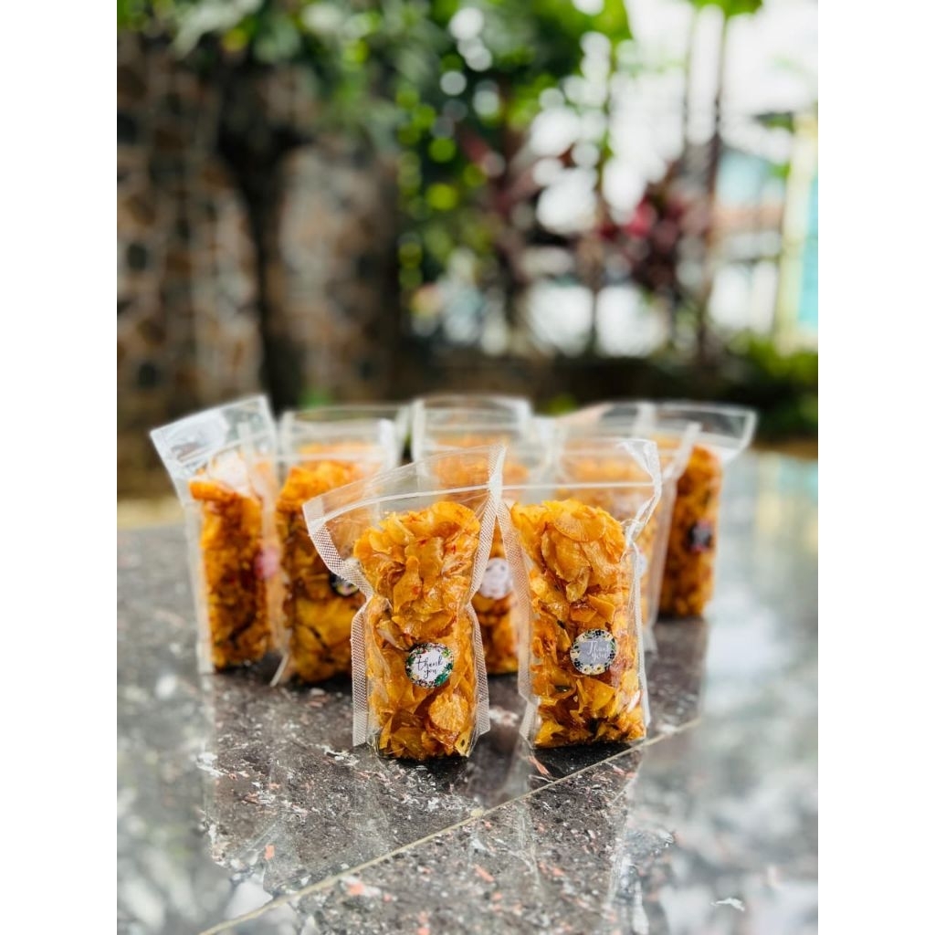 

Kripik Singkong pedas manis, Kripik ubi pedas manis enak