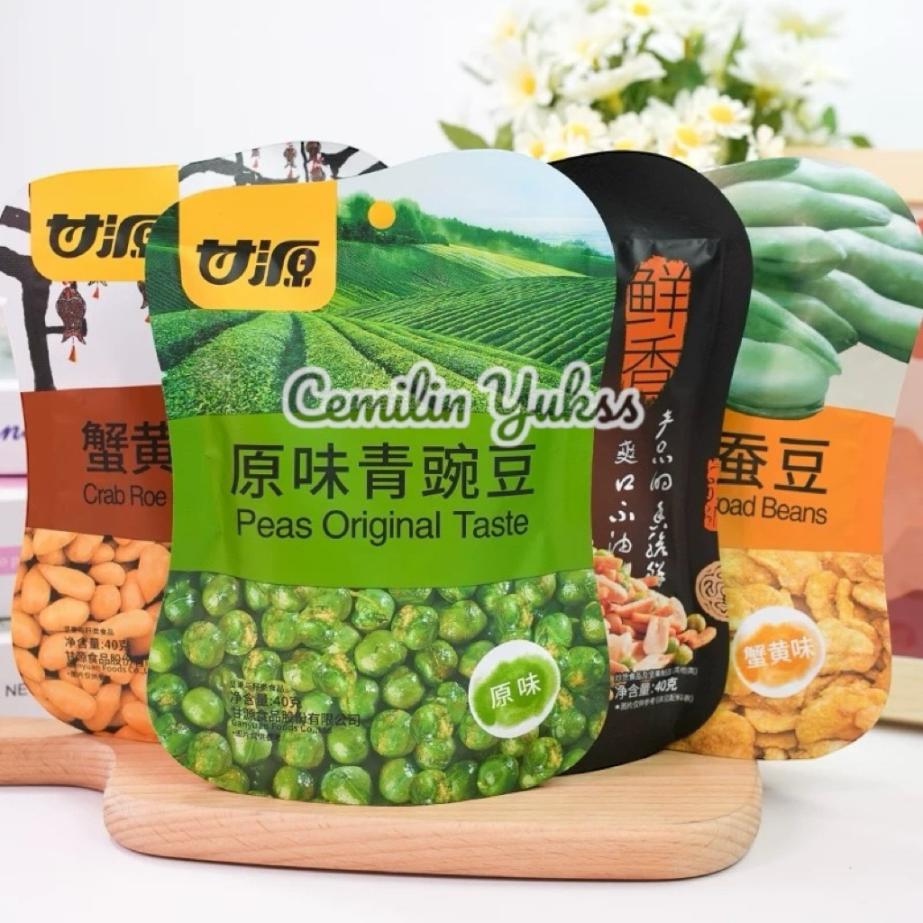 

Gain Yum Sunflower Seeds 40g Crab Roe Flavour Ganyuan Broad Beans Ganyuan Green Peas Biji Kuaci Kacang Polong Kacang Koro