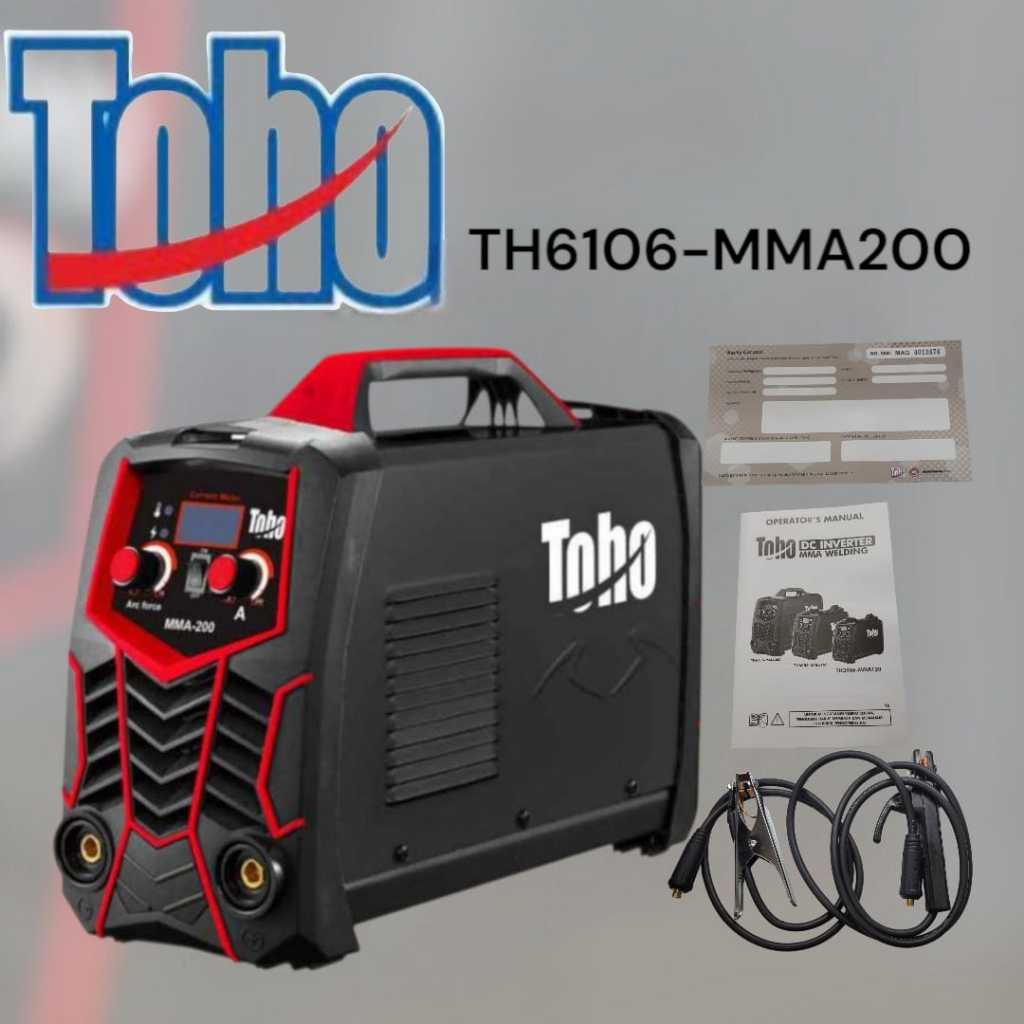 mesin las toho mma inverter dc mma-200(TH6106)