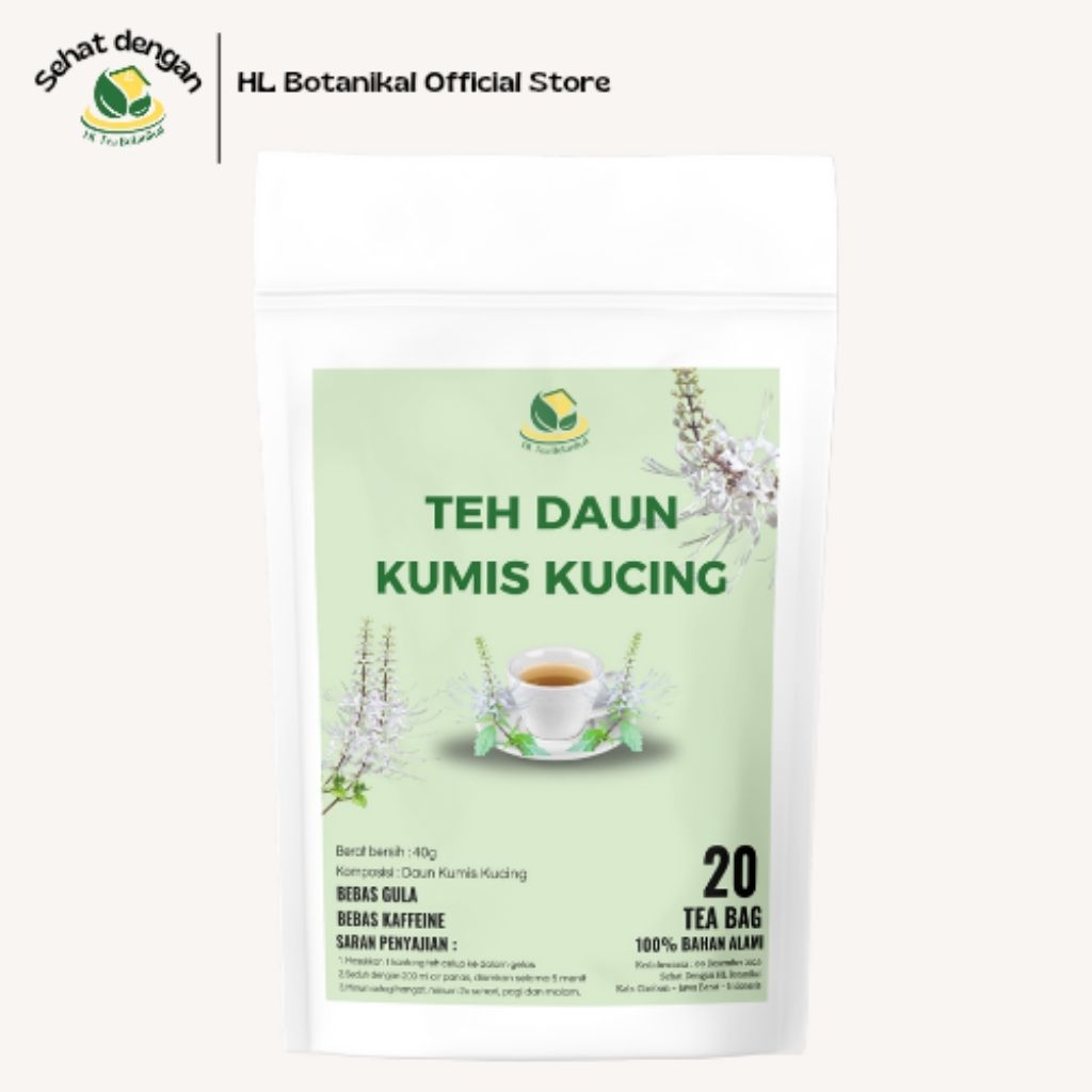 

HL Tea Botanikal : Teh Daun Kumis Kucing | Teh Batu Ginjal|Detox Ginjal|Kencing Manis Isi 20 Tea Bag