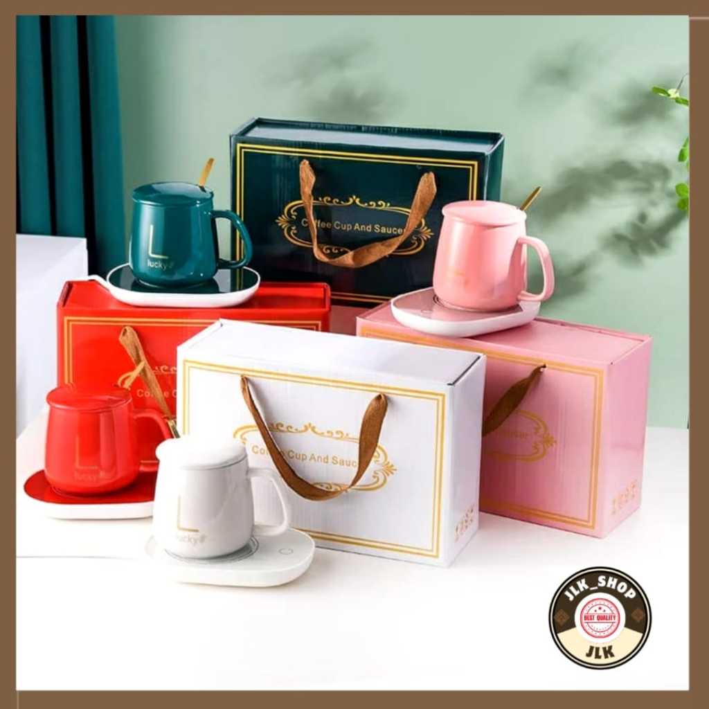 (JLK)Mug Cangkir Elektrik /Cangkir Pemanas Kopi