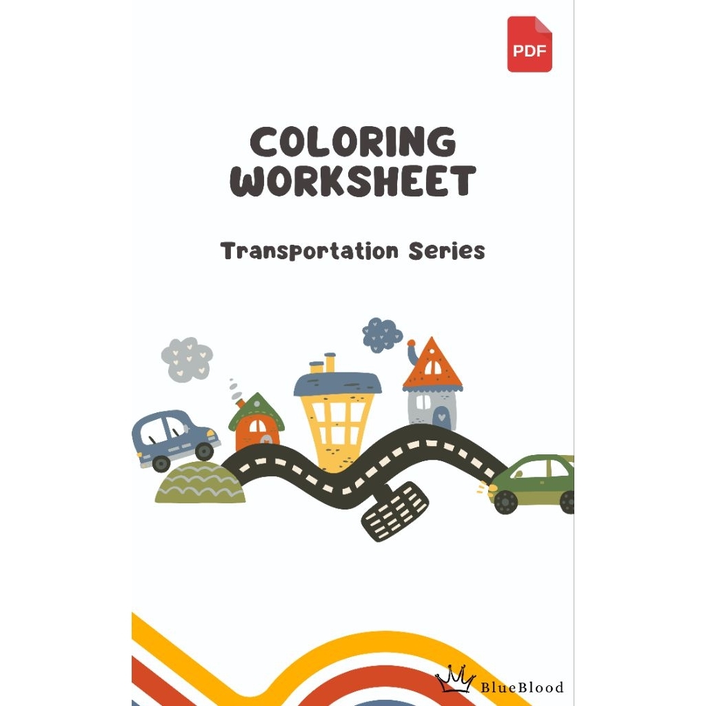 

Coloring Worksheet Transportation Series || Lembar Kerja Mewarnai Seri Transportasi