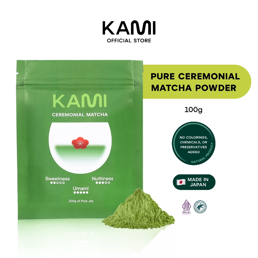 

KAMI Matcha - Ceremonial Matcha 100G of Pure Joy