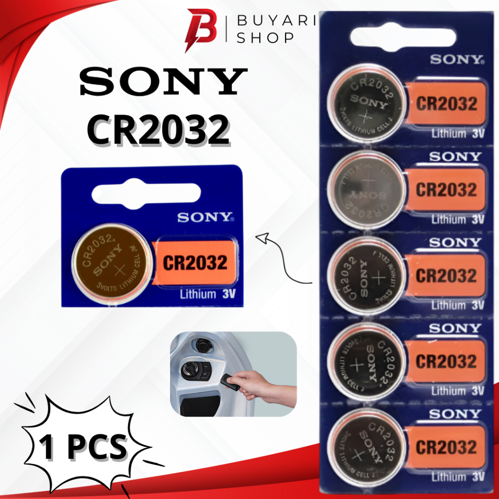 Baterai Batre Batrai Batrei CMOS Sony CR2032 Laptop PC Baterai Timbangan Digital badan CR2032 CR 203