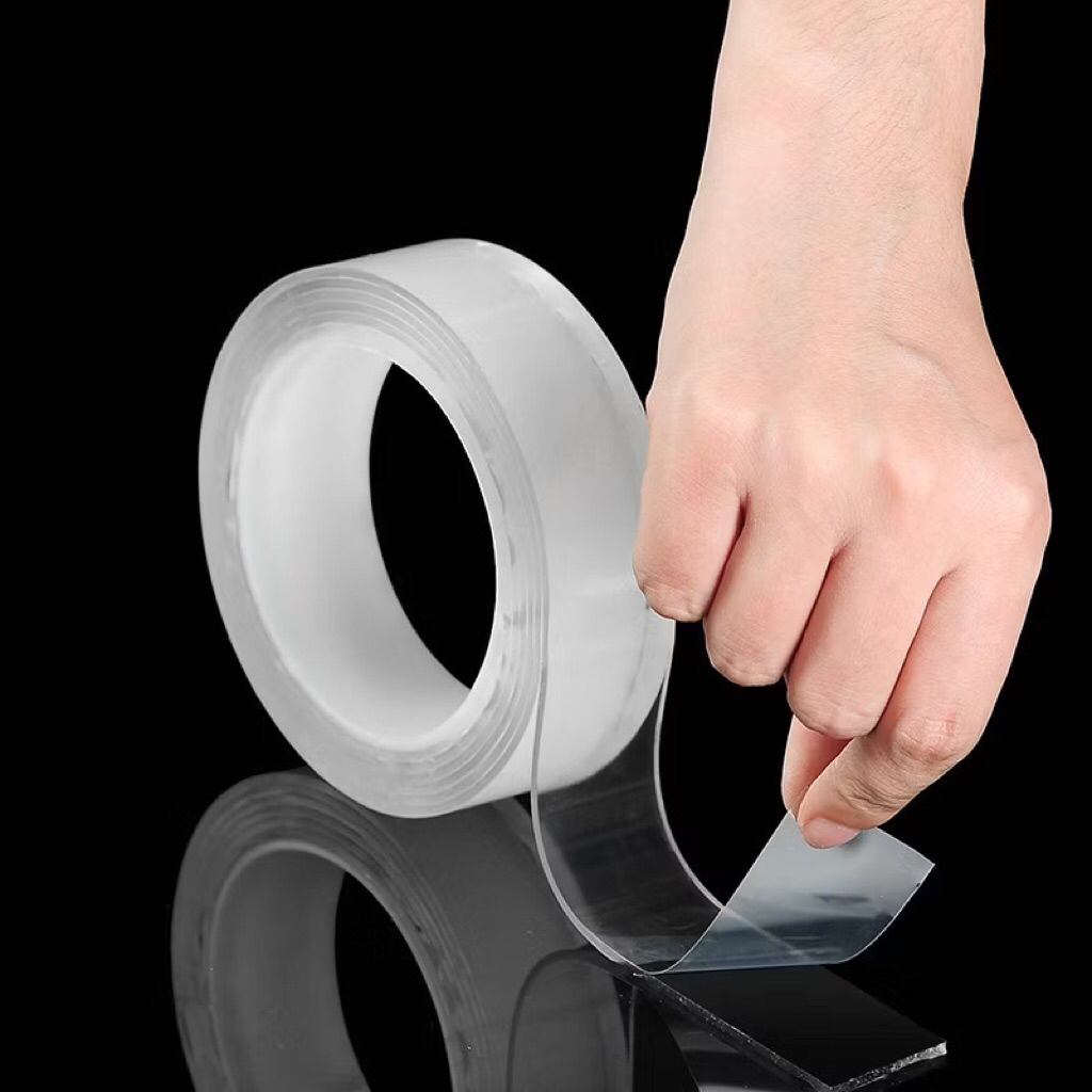 

DIF-019 Nano Double Tape Bening Transparan Serbaguna Solasi Lakban Anti Air