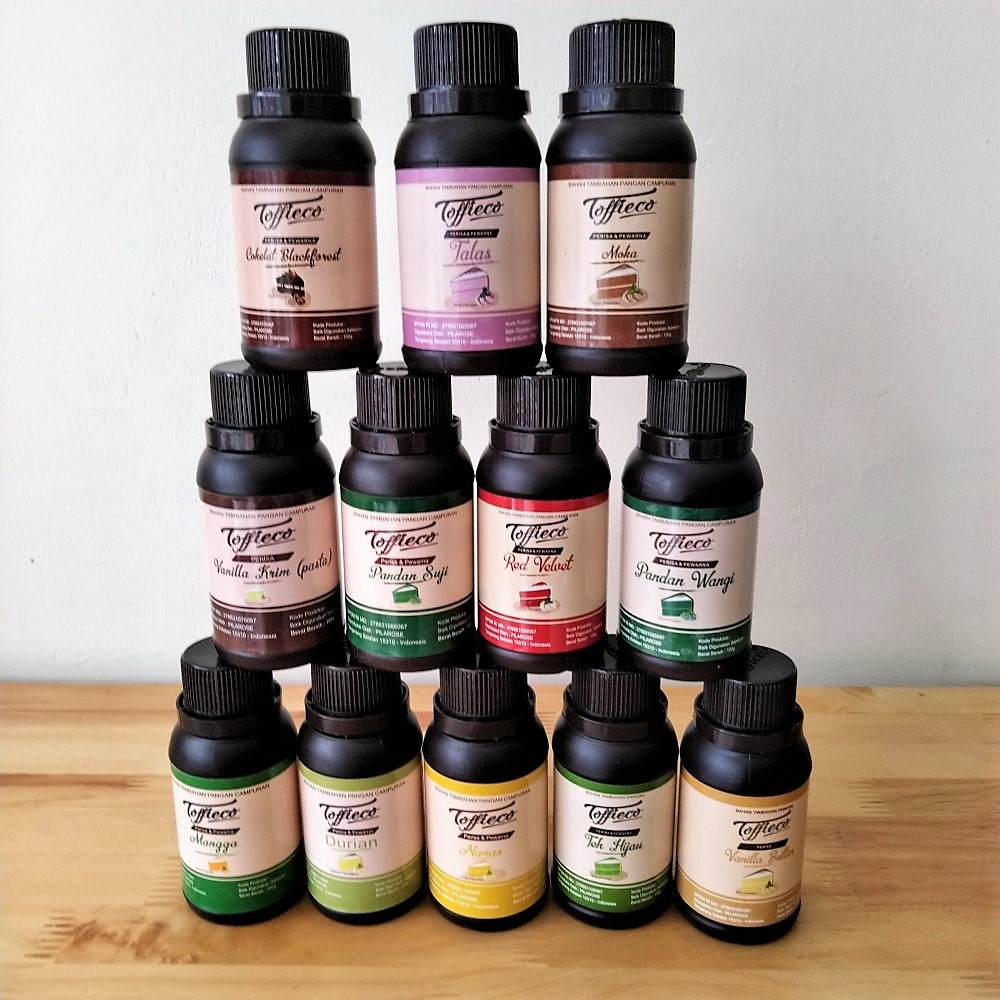 

Toffieco Pasta Rhum Bakar / Zero Bakar / Black Forest / Semprot / dll 100gr