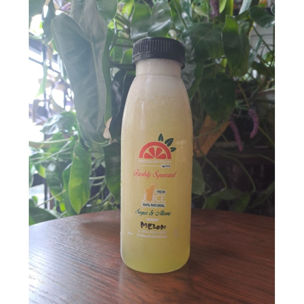 

Jus Melon - 100 % Alami & Segar - 350ml