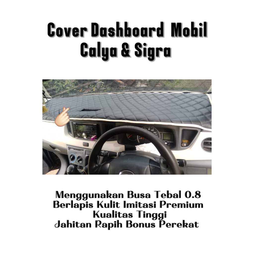 Alas dashboard cover dashboard mobil calya / sigra  bahan premium jahitan rapih karpet dashboard