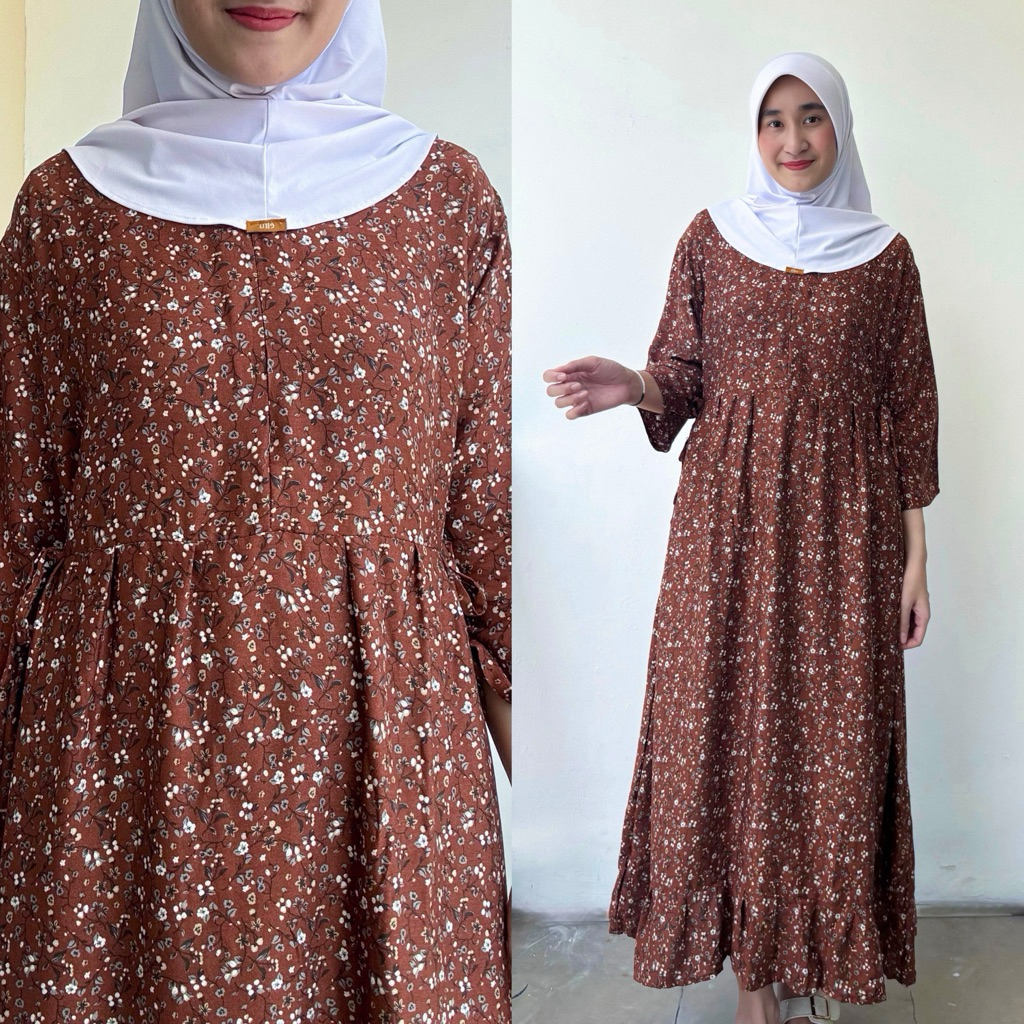 PROMO DISKON Daster Rayon Premium Lengan 3/4 Busui Friendly Homedress Wanita Daster 7/8 Motif