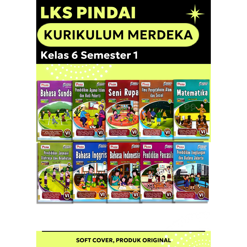 LKS PINDAI Kelas 6 Semester 1 Kurikulum Merdeka (ARYA DUTA)