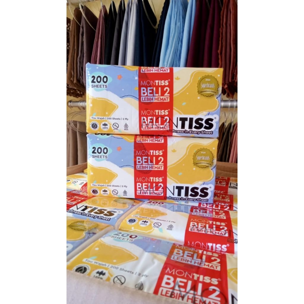 tissu montis 200 lembar