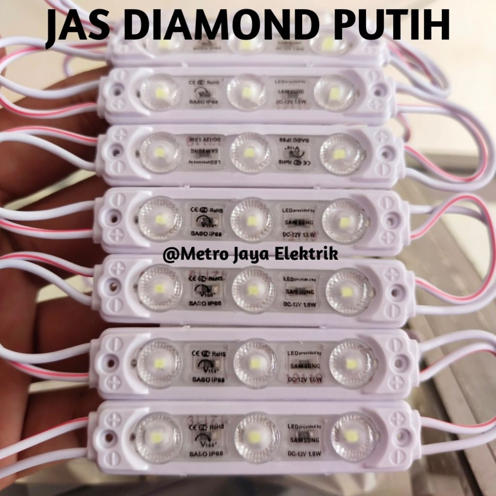 LED Module JAS DIAMOND SAMSUNG 1,8W SASO IP68 DC 12V Original | LED Modul 12V | Neonbox Advertising