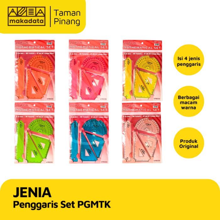 

JENIA PENGGARIS SET PGMTK / GARIS SET MATEMATIKA J99-05 PGMTK (1 PCS)